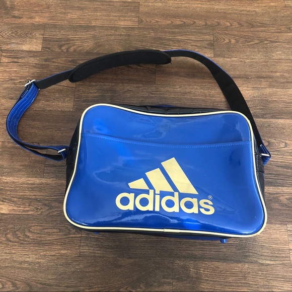 adidas messenger bag blue